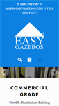 Mobile Screenshot of easygazebos.com